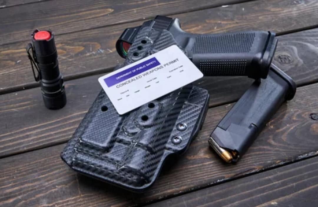 a handgun and the permit