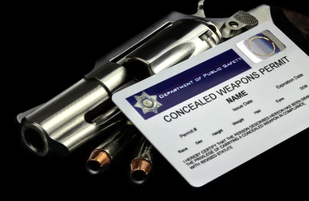 handgun, bullets and concealed weapons permit