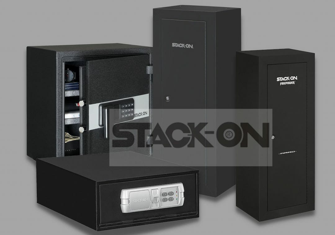 Stack-on logo and safes